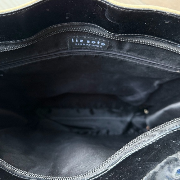 Liz Soto Signature Tropical Print Bag | Fair Condition 5/10 - Picture 10 of 11